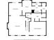 Floor plan illustrating layout of kitchen, dining, living and bedrooms at 291 Miquel Jorge Ln, Canton, GA 30115
