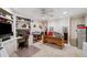 Functional office space with built-in shelving and ample workspace at 291 Miquel Jorge Ln, Canton, GA 30115