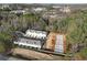 Aerial view of townhomes, some completed, others under construction at 717 Trevett Way, Marietta, GA 30062