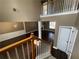 View from the staircase overlooking the home's foyer and living room at 1251 Marlton Chase Dr, Lawrenceville, GA 30044