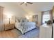 Main bedroom with light walls and a large window at 13130 Providence Rd, Milton, GA 30009