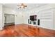 Living room with hardwood floors and kitchen view at 952 Lindbergh Ne Dr, Atlanta, GA 30324