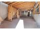Unfinished basement with exposed framing and utilities at 3419 Concord Loop, Atlanta, GA 30349