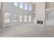 Gathering room features hardwood floors, fireplace and built-in shelving at 3419 Concord Loop, Atlanta, GA 30349