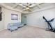 Spacious living room with coffered ceilings and neutral walls at 108 Laurel Bay Se Dr, Loganville, GA 30052