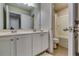 Bathroom boasts double sinks, vanity, and shower/tub combo at 7214 Gladstone Cir, Stonecrest, GA 30038