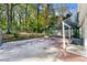 Backyard area with foliage and shade at 2627 Elsinore St, East Point, GA 30344