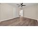 Spacious bedroom with ample natural light and neutral colors has great design potential at 2627 Elsinore St, East Point, GA 30344