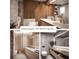Bathroom featuring a modern wooden design aesthetic and plant based decorations at 5566 Kingsport Dr, Atlanta, GA 30342