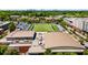 Aerial view of Decatur High School athletic facilities at 315 W Benson St, Decatur, GA 30030