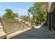 Wide stone steps leading to a plaza with trees and street view at 315 W Benson St, Decatur, GA 30030