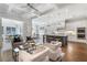 Bright and airy Gathering room with hardwood floors and access to sunroom at 3909 Collarton Close Se, Smyrna, GA 30080