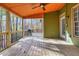 Spacious deck with built-in grill, offering scenic wooded views at 3830 High Point Cir, Cumming, GA 30041