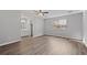 Spacious bedroom with hardwood floors and an ensuite bathroom at 3193 Deshong Dr, Stone Mountain, GA 30087