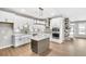 Kitchen with stainless appliances and island at 112 Laurel Farms Ln, Dallas, GA 30157
