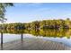 Stunning lake view with fall foliage at 8316 Hewlett Rd, Sandy Springs, GA 30350