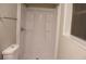 A newly remodeled shower with built in shelves at 3685 Emily Way, Atlanta, GA 30349