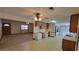Open kitchen with views into living and dining areas at 557 Mccullough Rd, Stockbridge, GA 30281