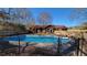 Sparkling above ground pool with fenced backyard at 557 Mccullough Rd, Stockbridge, GA 30281