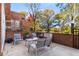 Brick patio with outdoor seating area perfect for relaxing or entertaining at 978 North Ne Ave # 107, Atlanta, GA 30306