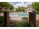 Inviting community pool with brick enclosure and private pool house at 111 Swanton Hill Ct, Decatur, GA 30030