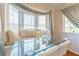 Cozy dining nook with bay window seating, perfect for enjoying meals and natural light at 111 Swanton Hill Ct, Decatur, GA 30030