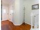 Bright foyer with hardwood floors and decorative accents, including a silver coat rack at 111 Swanton Hill Ct, Decatur, GA 30030