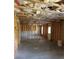 View of basement with exposed studs and door at 504 Overlook Rd, Covington, GA 30052