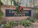 Charleston Pointe community entrance sign at 1025 Charleston Trce, Roswell, GA 30075