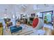 Spacious living room featuring hardwood floors, a fireplace and unique furniture at 27 Danbury Hill # Coweta, Sharpsburg, GA 30277