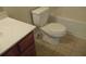 Main bathroom with toilet and vanity at 52 Providence Oak Ct, Lawrenceville, GA 30046