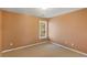 Bedroom with carpet floor and one window with blinds at 4311 Clairesbrook Ln, Acworth, GA 30101