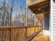 A spacious wood deck offers a great place for outdoor living and relaxing at 727 Copper Trace Way, Woodstock, GA 30189