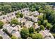 Wide aerial view of the neighborhood at 255 Kendemere Pointe, Roswell, GA 30075