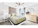 Bedroom with ceiling fan and large window at 3121 Morris Hills Dr, Dacula, GA 30019