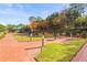 Brick courtyard with fountain and seating areas at 3657 Peachtree Ne Rd # 2C, Atlanta, GA 30319