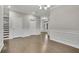 Open foyer featuring crown molding and a clear view of the home's modern floor plan at 147 Stargaze Rdg, Canton, GA 30114