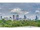 Scenic view of the city skyline over the trees, shot on a cloudy day at 563 Memorial Se Dr # 503, Atlanta, GA 30312