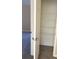 Linen closet features shelving to provide storage for household items at 1255 Silverstone Trl, Jonesboro, GA 30238