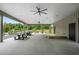 Spacious covered pavilion with picnic tables, ceiling fans, and a view of the outdoors at 40 Spirea Way, Auburn, GA 30011