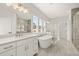 Main bathroom with double vanity, soaking tub and walk-in shower at 1005 Coleman Place Dr, Roswell, GA 30075