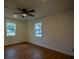 Bedroom with vinyl floors and a ceiling fan at 4103 Brenda Dr, Decatur, GA 30035