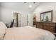 Bedroom with an ensuite bathroom, with hardwood floors and tasteful decor at 241 Hembree Drive, Canton, GA 30115