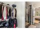 Spacious closet with built-in shelving and hanging rods at 241 Hembree Drive, Canton, GA 30115