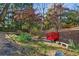 Landscaped backyard with pond and bridge at 1445 Sheridan Ne Walk, Atlanta, GA 30324