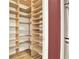 Organized walk-in pantry featuring custom shelving for optimal storage and convenience at 271 Brooks Rackley Rd, Dallas, GA 30157