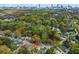 An aerial view of an Atlanta neighborhood with tree-lined streets and charming homes at 1196 Oleander Nw St, Atlanta, GA 30314