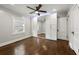 Bedroom with hardwood floors and mirrored wardrobe at 1196 Oleander Nw St, Atlanta, GA 30314