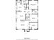 Detailed floor plan showcasing the layout of a 1329 sq ft home with 3 bedrooms at 1196 Oleander Nw St, Atlanta, GA 30314