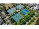 Community tennis courts with multiple courts available for residents at 6220 Vickery Creek Rd, Cumming, GA 30040